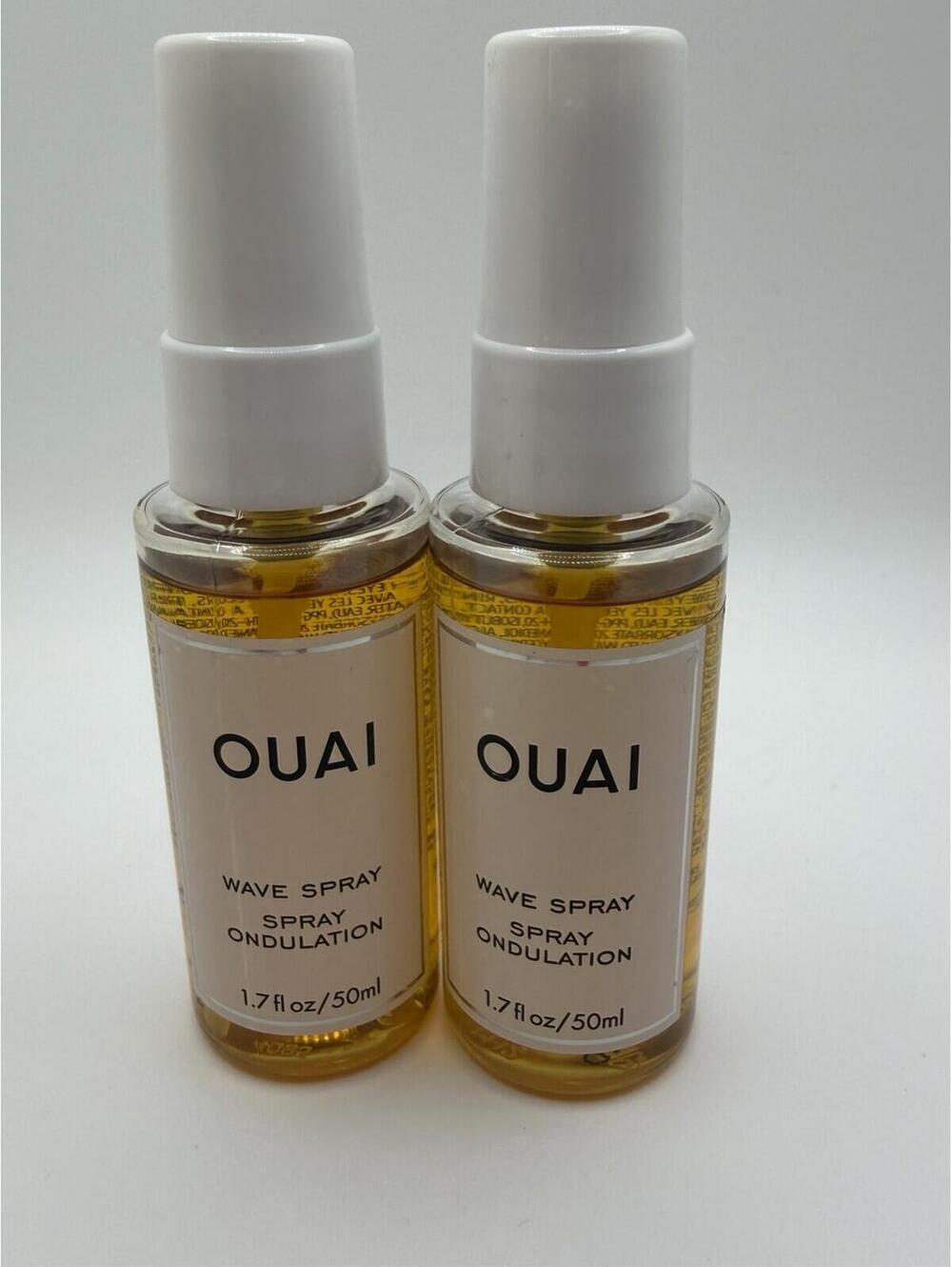 OUAI Wave Spray Texture Spray Travel Size 1.7 oz 50ml Lot of 2 Hair Styling